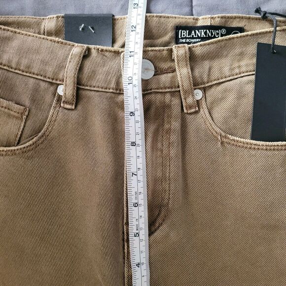 Blanknyc Barrel Baggy Ankle Jeans Size 26 Taupe Bowery Balloon 100% Cotton Nwt - Picture 4 of 8